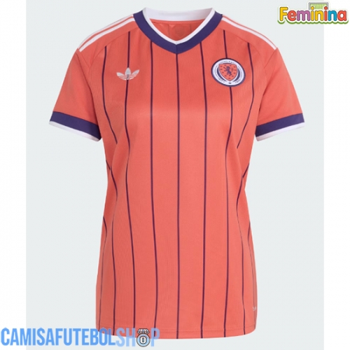 Camisa de time de futebol Escócia Replicas 2º Equipamento Feminina Mundo 2026 Manga Curta